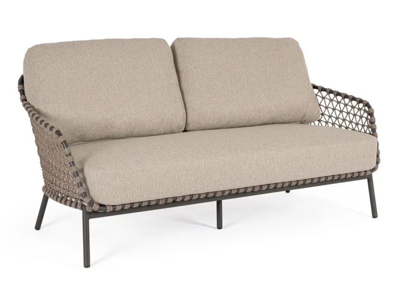 Discount Bizzotto DIVANO 2-3P C-C IVISSA ANTRACITE