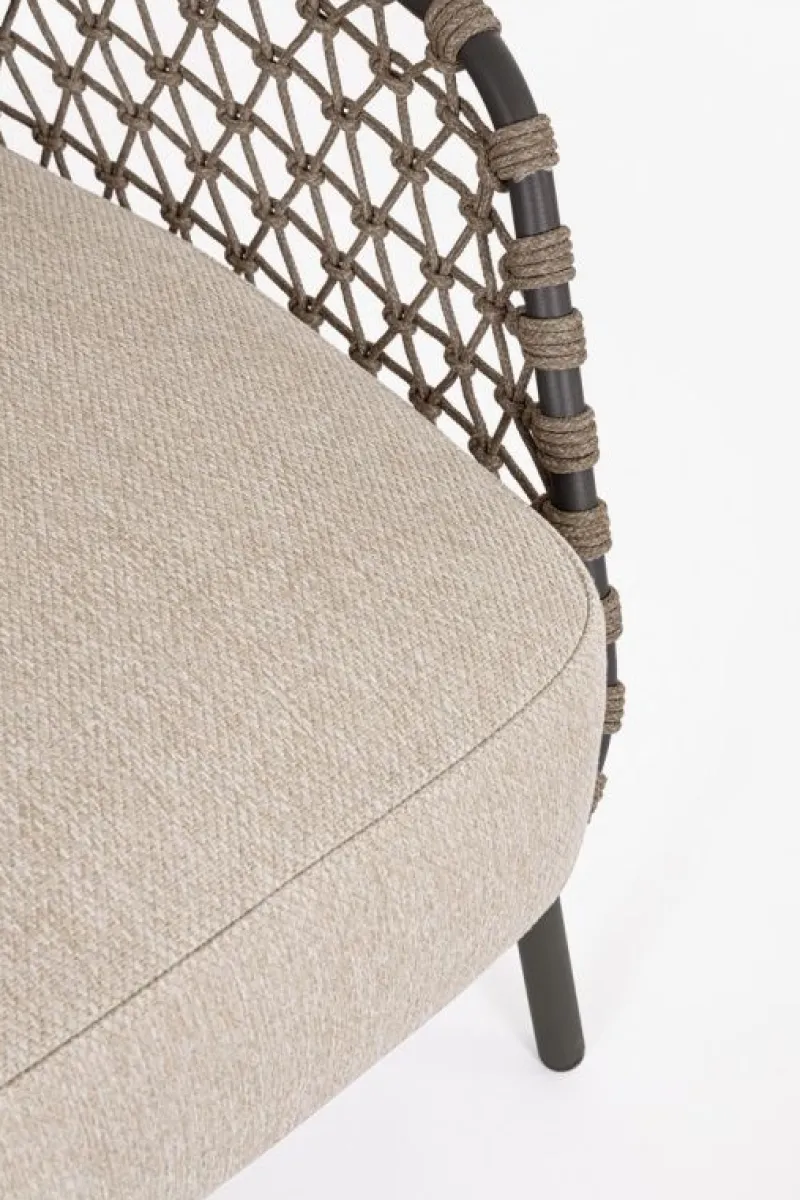 Discount Bizzotto DIVANO 2-3P C-C IVISSA ANTRACITE