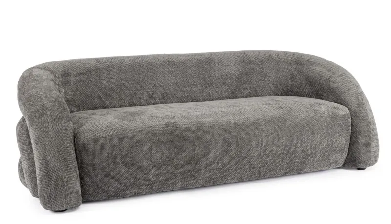 Discount Bizzotto DIVANO 3P CLEMENCE GRIGIO SCURO