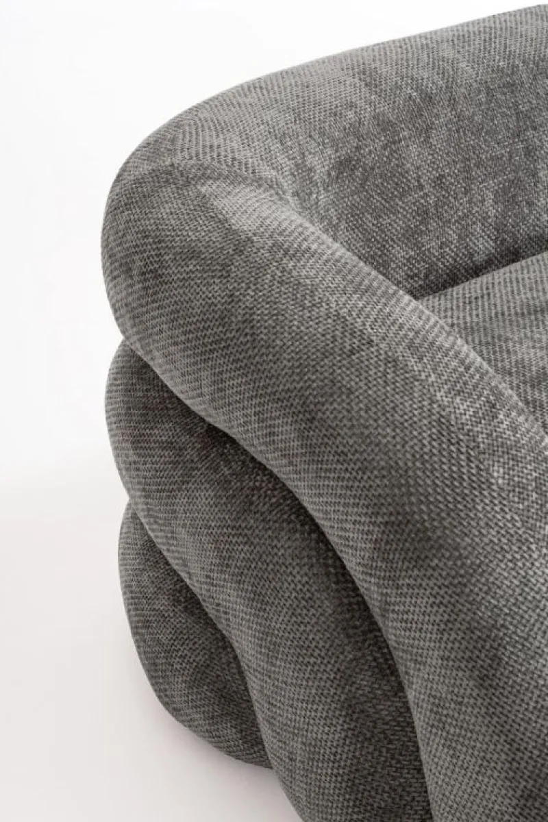 Discount Bizzotto DIVANO 3P CLEMENCE GRIGIO SCURO