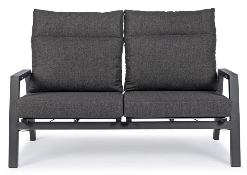New Bizzotto DIVANO RECLINABILE IN ALLUMINIO ANTRACITE JX55 - KLEDI