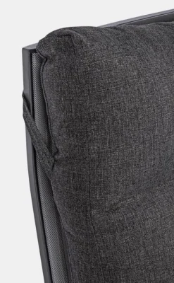 New Bizzotto DIVANO RECLINABILE IN ALLUMINIO ANTRACITE JX55 - KLEDI