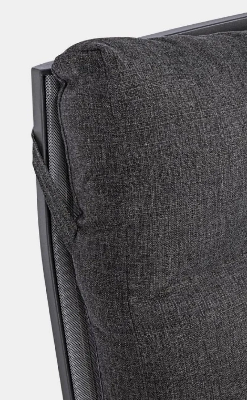 New Bizzotto DIVANO RECLINABILE IN ALLUMINIO ANTRACITE JX55 - KLEDI