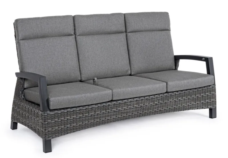 Hot Bizzotto DIVANO RECLINABILE IN ALLUMINIO ANTRACITE JX55 - BRITTON