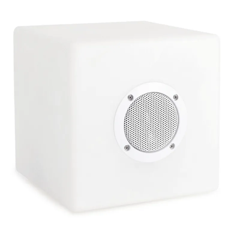 Outlet Bizzotto LAMPADA LED SPEAKER IN PLASTICA 20X20 - CUBO