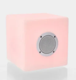 Outlet Bizzotto LAMPADA LED SPEAKER IN PLASTICA 20X20 - CUBO