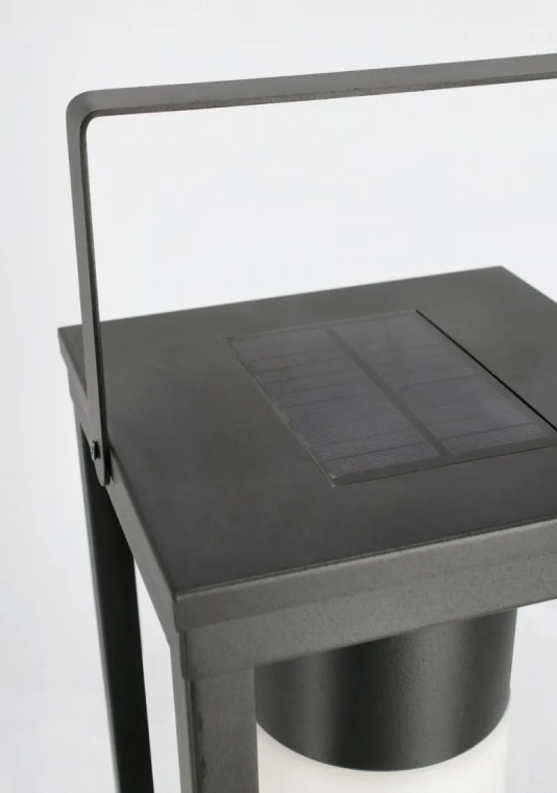 Bizzotto LAMPADA SOLAR LED QU NERO C-MANICO H75