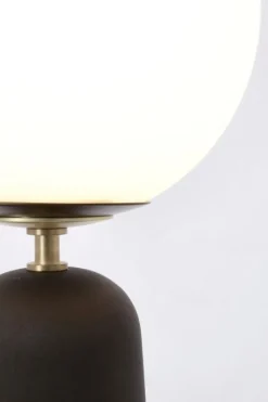 Bizzotto LAMPADA TAV. DELPHINE TONDO NERO H51