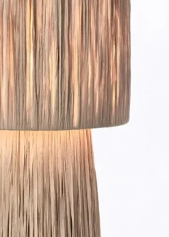 Clearance Bizzotto LAMPADA TAV. KANDA NATURALE H59