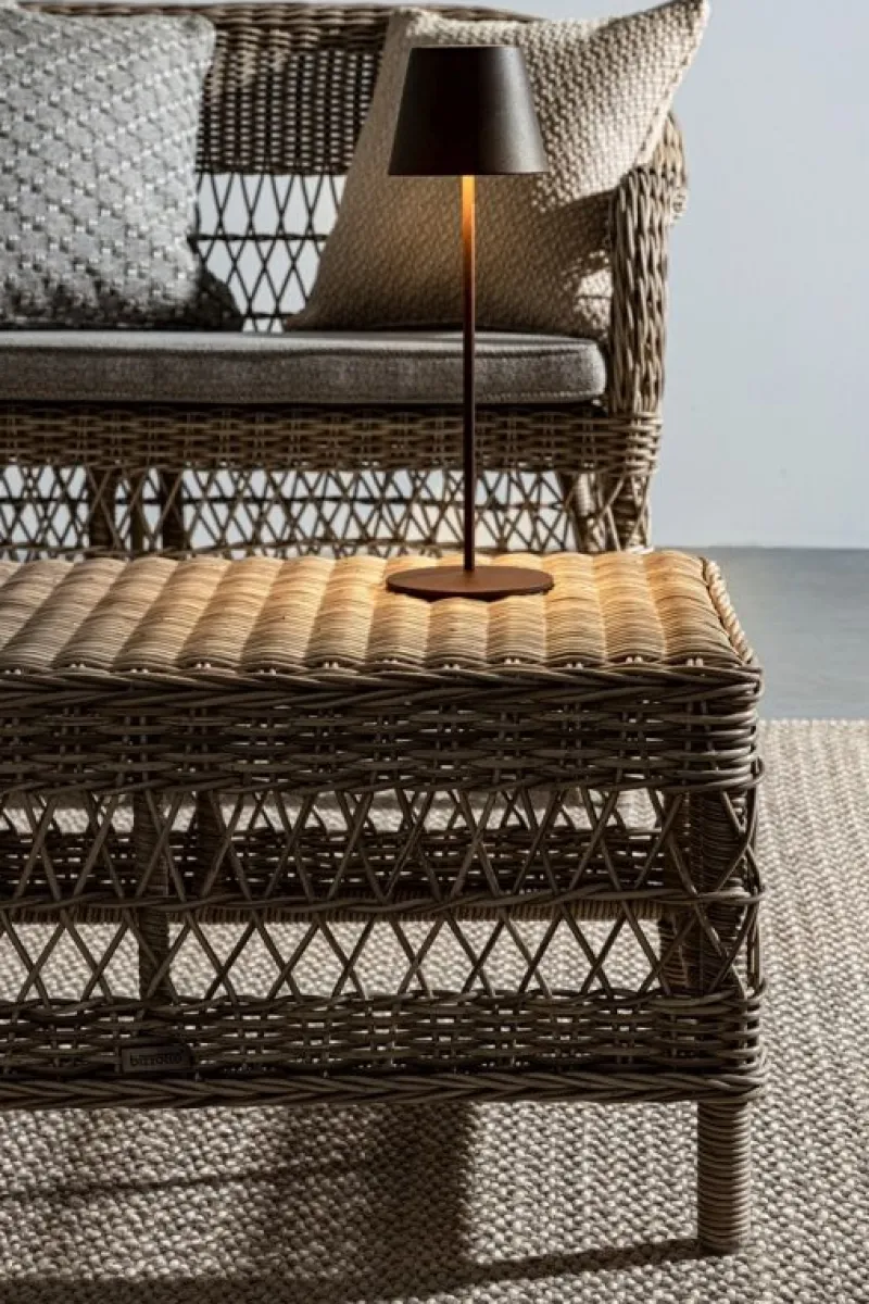 Discount Bizzotto LAMPADA TAV. LED ETNA MARRONE H38