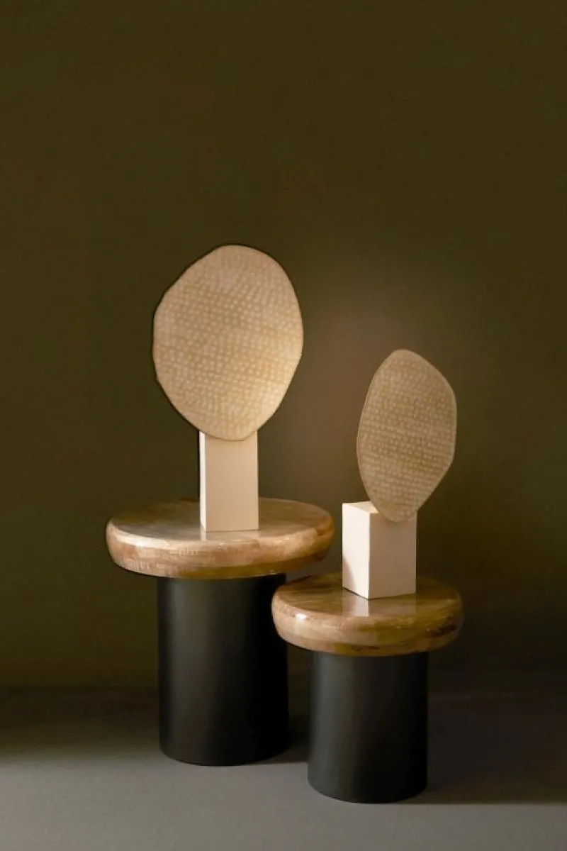 Bizzotto LAMPADA TAVOLO NEEV BEIGE H57