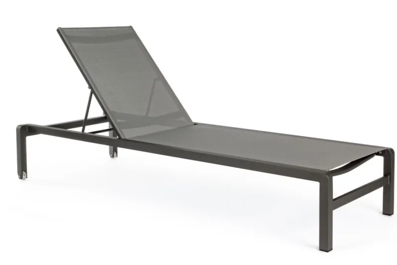 Online Bizzotto LETTINO CON RUOTE IN ALLUMINIO IMPILABILE ANTRACITE - KONNOR