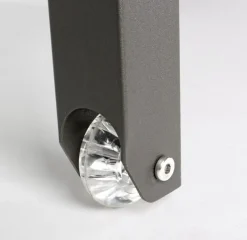 Online Bizzotto LETTINO CON RUOTE IN ALLUMINIO IMPILABILE ANTRACITE - KONNOR