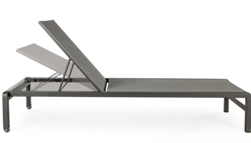 Online Bizzotto LETTINO CON RUOTE IN ALLUMINIO IMPILABILE ANTRACITE - KONNOR