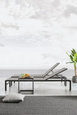 Online Bizzotto LETTINO CON RUOTE IN ALLUMINIO IMPILABILE ANTRACITE - KONNOR