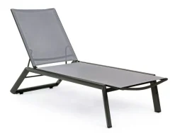 Clearance Bizzotto LETTINO CON RUOTE IN ALLUMINIO ANTRACITE GK52 - CRUISE