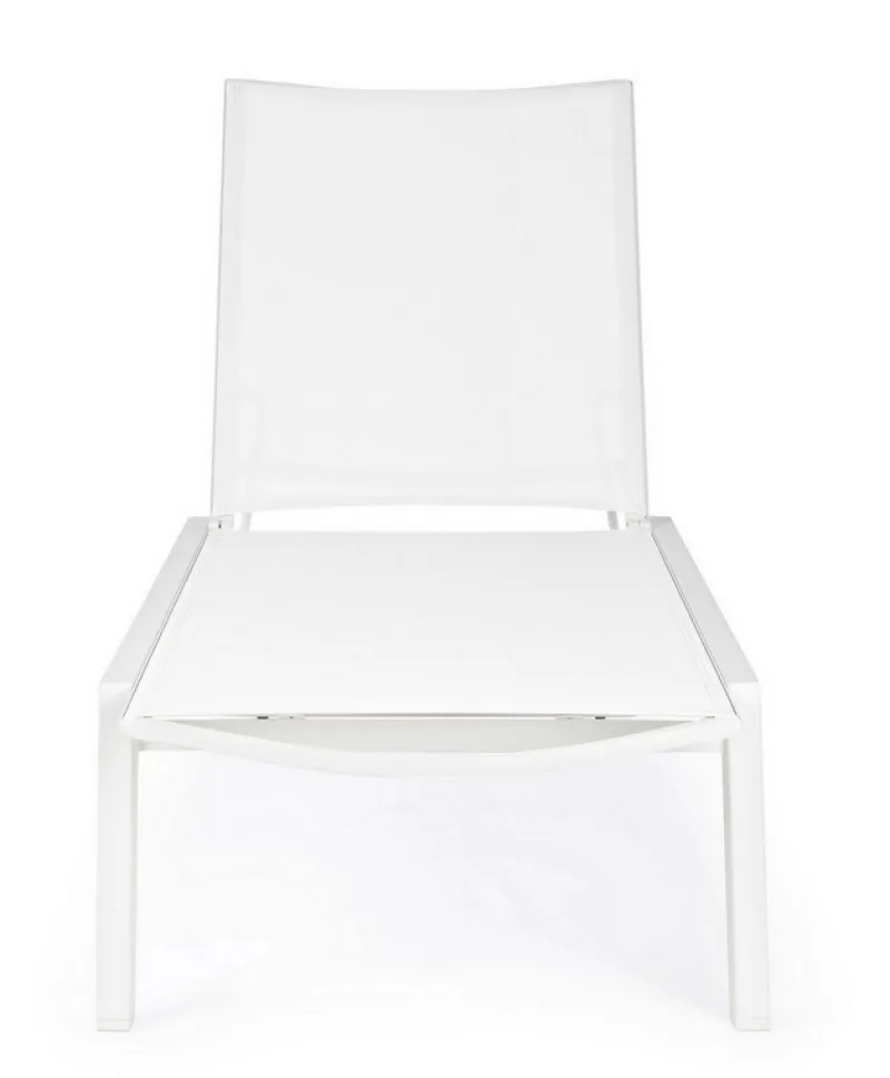 Clearance Bizzotto LETTINO CON RUOTE IN ALLUMINIO BIANCO GK50 - CRUISE