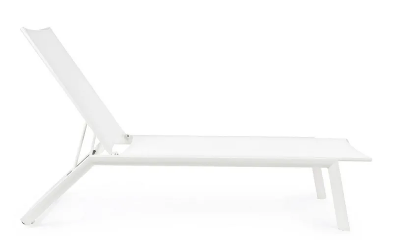 Clearance Bizzotto LETTINO CON RUOTE IN ALLUMINIO BIANCO GK50 - CRUISE