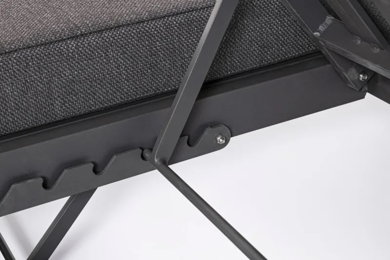 Discount Bizzotto LETTINO DOPPIO IN ALLUMINIO ANTRACITE WG21 - INFINITY