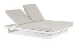 Bizzotto LETTINO DOPPIO IN ALLUMINIO BIANCO WG20 - INFINITY