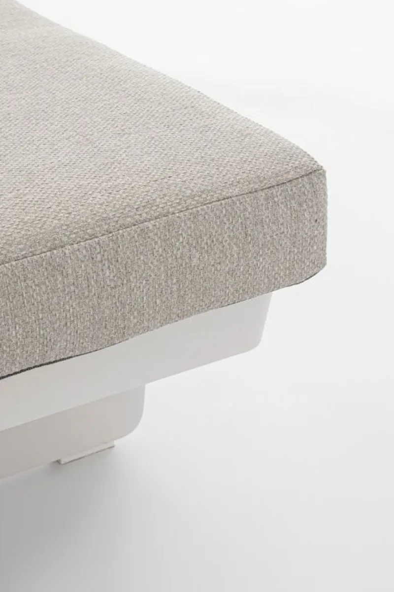 Bizzotto LETTINO DOPPIO IN ALLUMINIO BIANCO WG20 - INFINITY