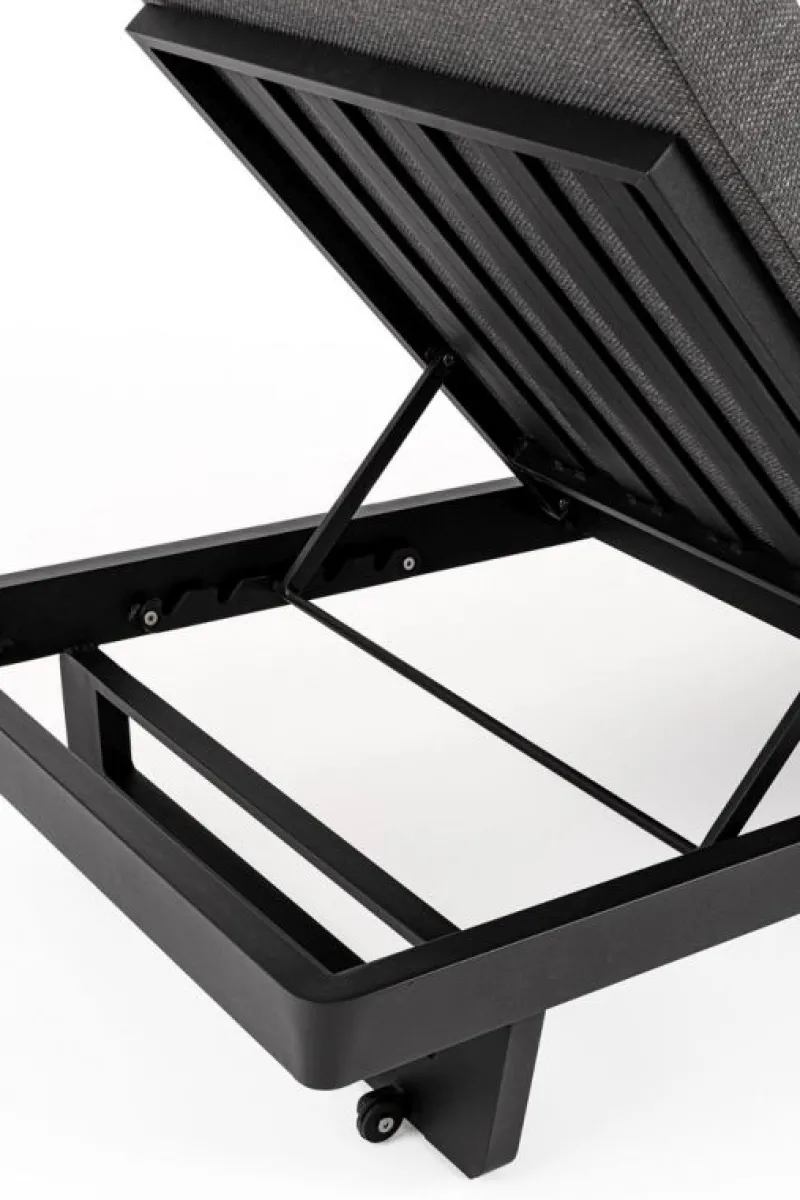 Discount Bizzotto LETTINO IN ALLUMINIO ANTRACITE WG21 - INFINITY