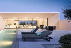 Discount Bizzotto LETTINO IN ALLUMINIO ANTRACITE WG21 - INFINITY