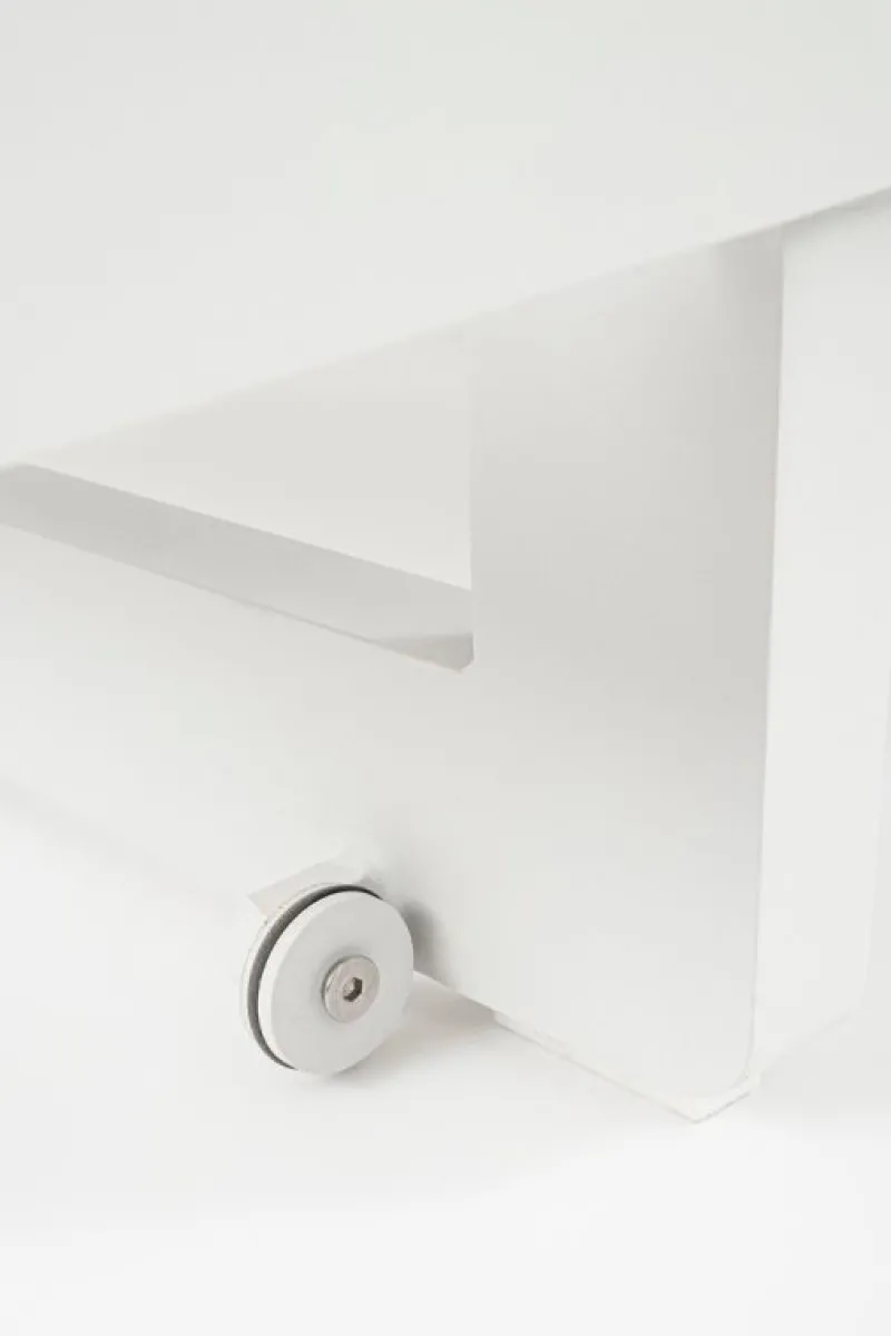 Bizzotto LETTINO IN ALLUMINIO BIANCO WG20 - INFINITY