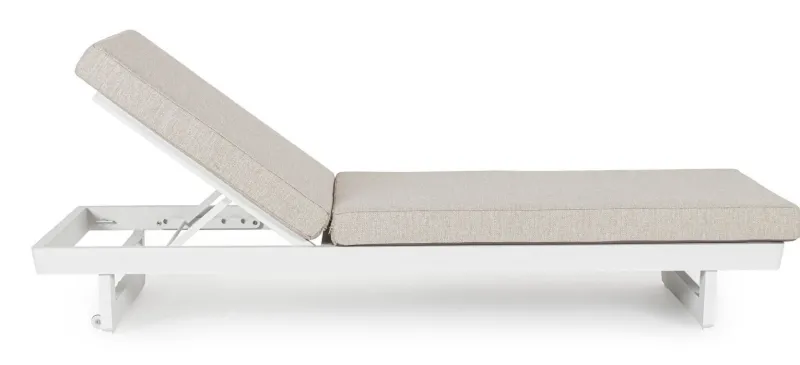Bizzotto LETTINO IN ALLUMINIO BIANCO WG20 - INFINITY