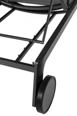 Bizzotto LETTINO IN ALLUMINIO CON RUOTE ANTRACITE WG21 - JALISCO