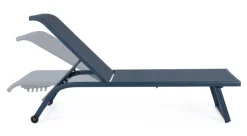 Discount Bizzotto LETTINO IN ALLUMINIO NAVY - TAYLOR