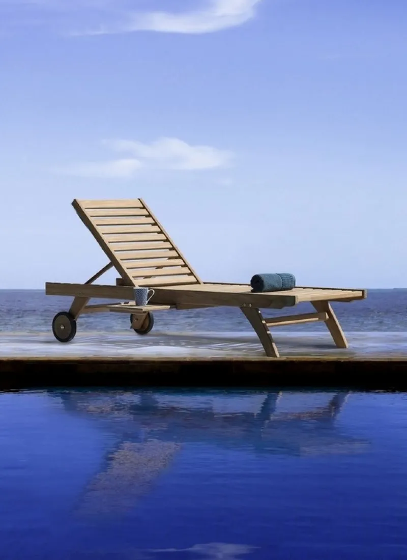 Discount Bizzotto LETTINO IN TEAK - MARYLAND