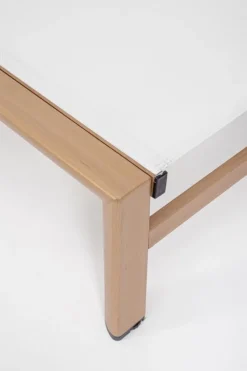 Bizzotto LETTINO SKIPPER NEW C-RUOTE NAT/BIANCO