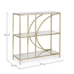 Hot Bizzotto LIBRERIA BASSA IN METALLO - ELENOR