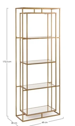 Hot Bizzotto LIBRERIA IN METALLO - ELENOR