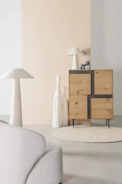 Clearance Bizzotto MOBILE ALTO IN LEGNO - STANWOOD