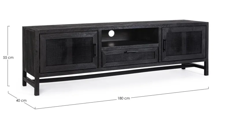 Best Bizzotto MOBILE PORTA TV 1 CASSETTO IN LEGNO - WESTON