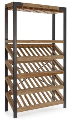 Best Bizzotto MOBILE PORTABOTTIGLIE IN LEGNO - KANTIN