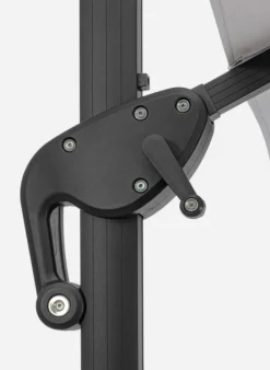 Online Bizzotto OMBRELLONE BRACCIO CON LED IN ALLUMINIO 3X3 ANTRACITE - INES