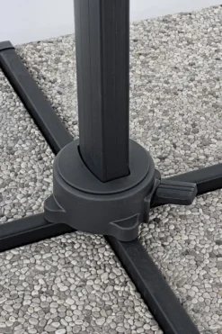 Hot Bizzotto OMBRELLONE BRACCIO IN ALLUMINIO 3X3 ANTRACITE - INES