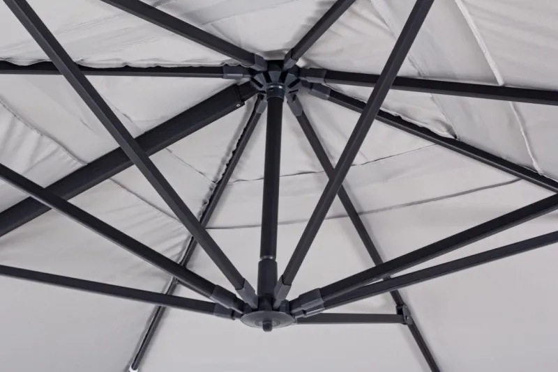 New Bizzotto OMBRELLONE BRACCIO IN ALLUMINIO 3X4 ANTRACITE - INES
