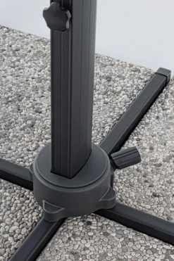 New Bizzotto OMBRELLONE BRACCIO IN ALLUMINIO 3X4 ANTRACITE - INES