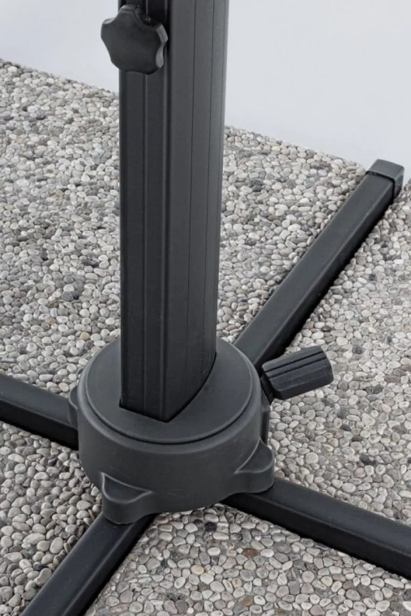 New Bizzotto OMBRELLONE BRACCIO IN ALLUMINIO 3X4 ANTRACITE - INES