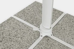 Hot Bizzotto OMBRELLONE BRACCIO IN ALLUMINIO 4X4 BIANCO - EDEN