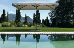 Sale Bizzotto OMBRELLONE IN ALLUMINIO 4X4 GRIGIO ANTRACITE - ALGHERO