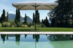 Sale Bizzotto OMBRELLONE IN ALLUMINIO 4X4 GRIGIO ANTRACITE - ALGHERO