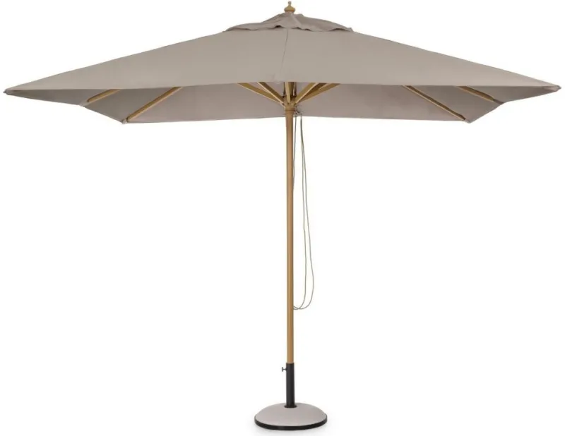 Clearance Bizzotto OMBRELLONE IN ALLUMINIO 3X3 TORTORA - ECLIPSE