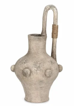 Discount Bizzotto P. VASO CROMITE TONDO BEIGE H74