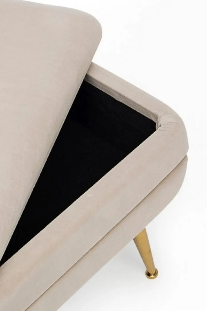 Outlet Bizzotto PANCA CONTENITORE BEIGE - PAVLINA