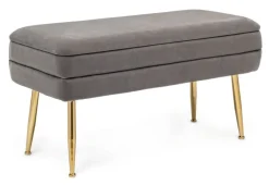 Online Bizzotto PANCA CONTENITORE GRIGIO SCURO - PAVLINA